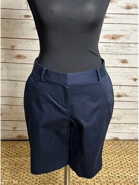 Brooks Brothers navy tailored cotton bermuda shorts 4P quiet luxury old money